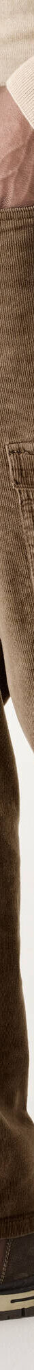Pantalon cargo velours fines côtes élastiqué côtés - entrej. 82 cm (taupe) Pantalon cargo velours fines côtes élastiqué côtés - entrej. 82 cm (taupe)